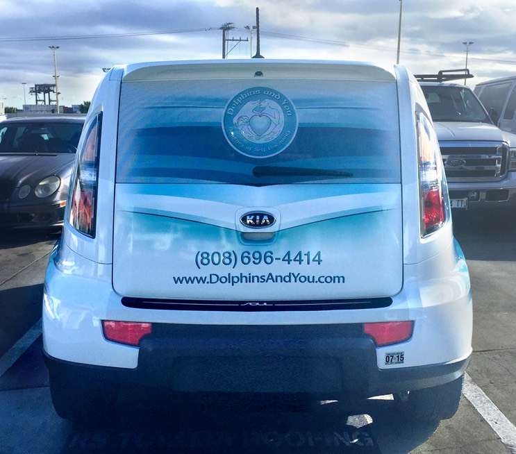 Dolphins&You Kia Soul Rear installed