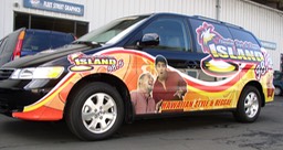 Island 98.5 radio van•