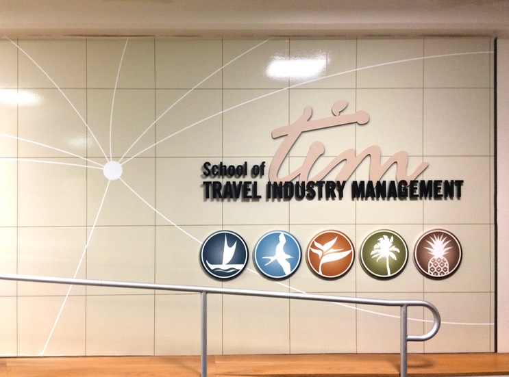 UH TIM School Sign Mural•••
