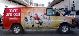 Vitamin Water van installed•